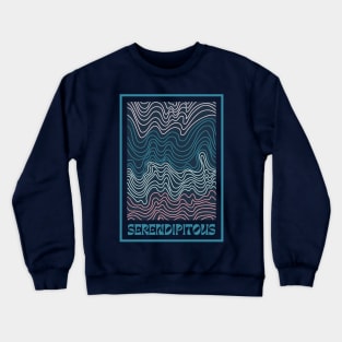 Serendipitous aesthetic Graphic design Crewneck Sweatshirt